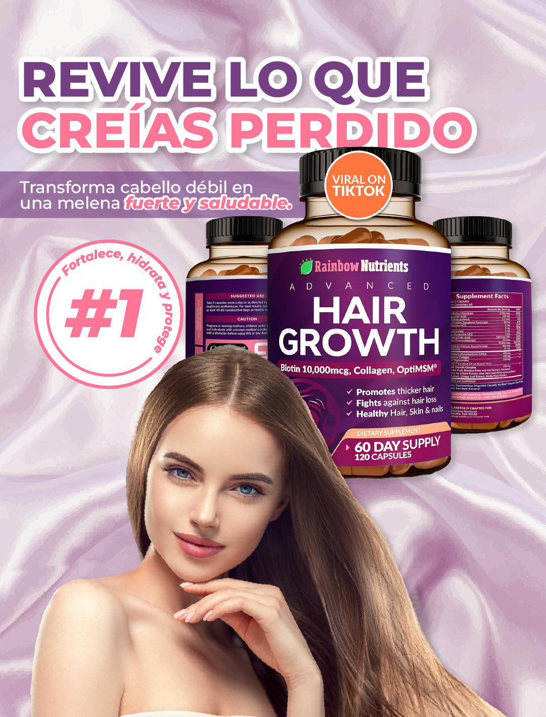 Rainbow nutrients hair growth