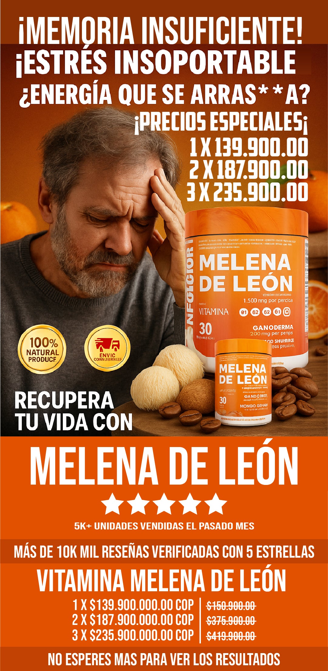 Melena de león Vitamina
