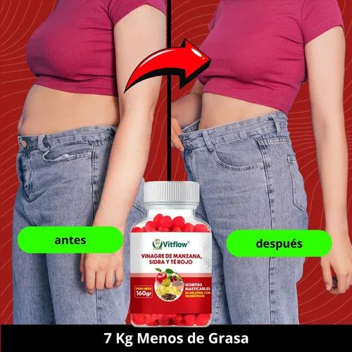 Gomitas Saludables de Vinagre de Manzana