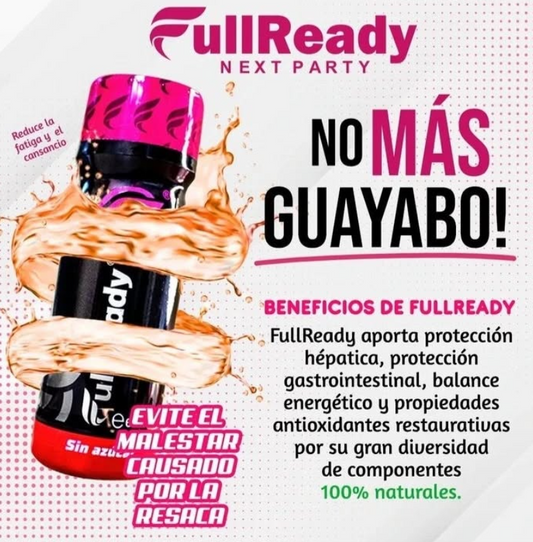 FullReady x 3 unid, El Milagro de Full Ready, un protector hepático que no da Guayabo