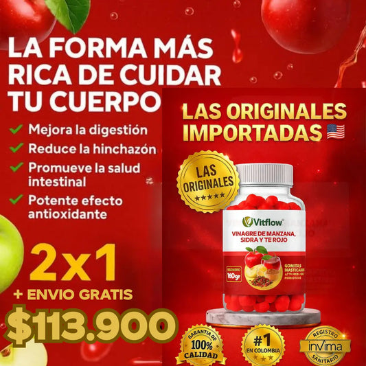 Gomitas Saludables de Vinagre de Manzana