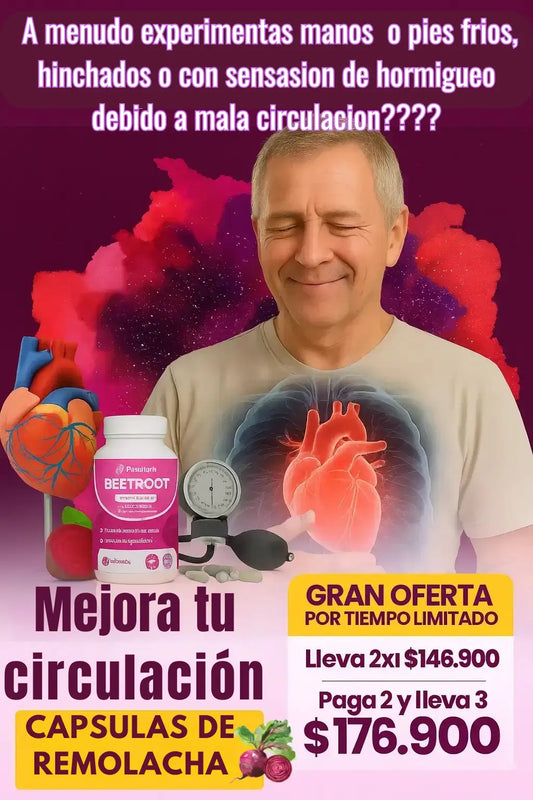 Rosabella Cápsulas orgánicas de raíz de remolacha